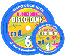 CD X 'Disco-duck-hits 6 DUBBEL-CD'