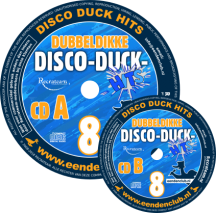 CD X 'Disco-duck-hits 8 DUBBEL-CD'
